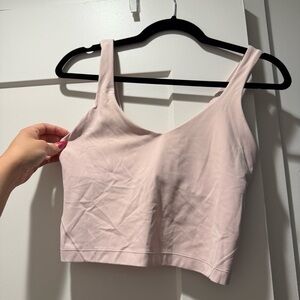 Lululemon light pink Align Top